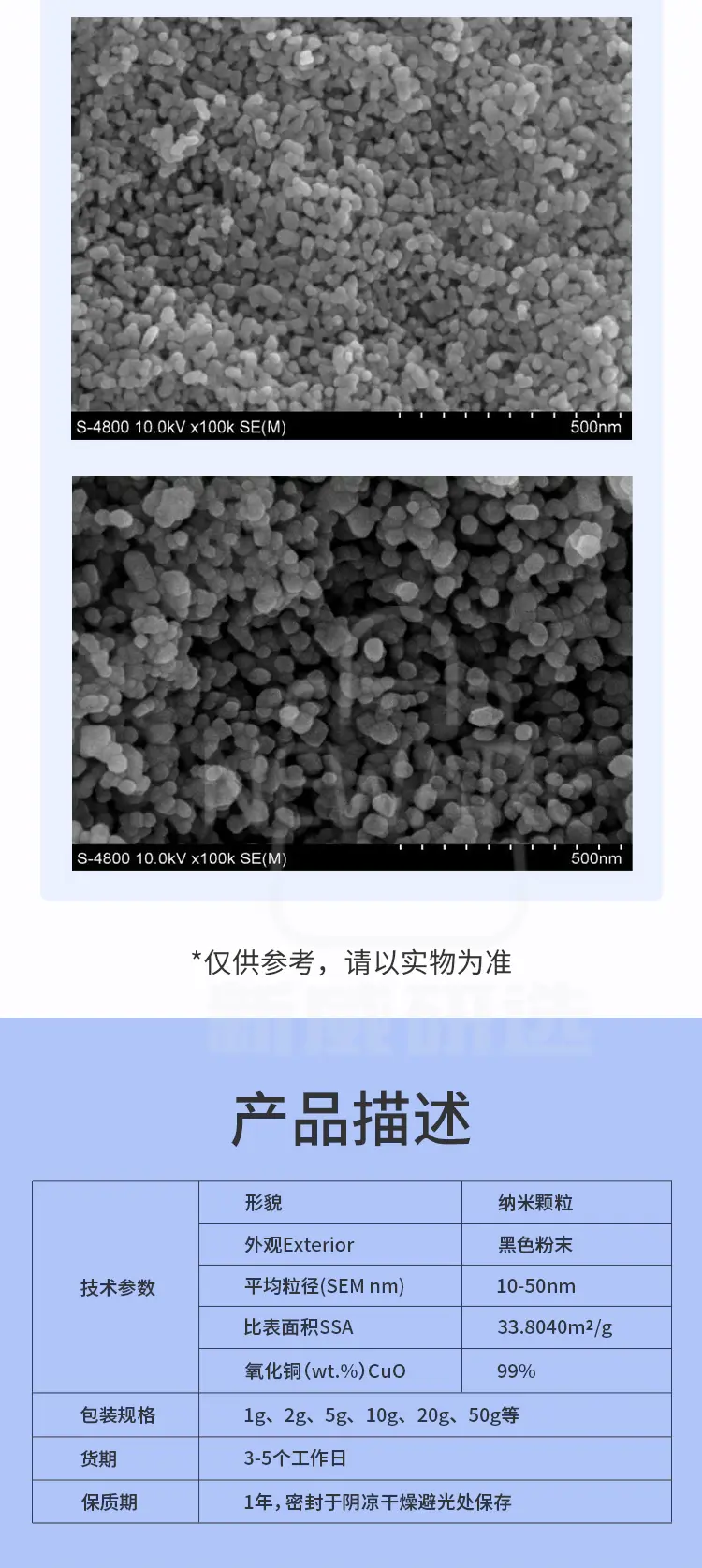 氧化铜纳米颗粒（CuO）MONANOOX-CuO-02商品介绍2
