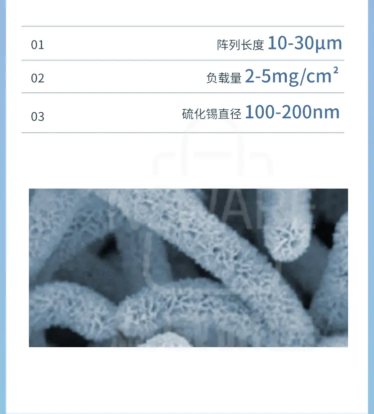 碳化钛碳-硫化锡核壳阵列商品介绍3