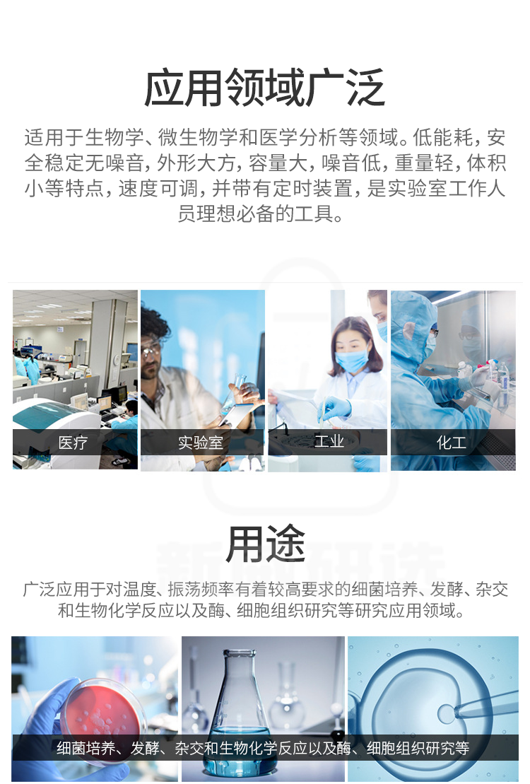 轨道式摇床的应用领域和用途