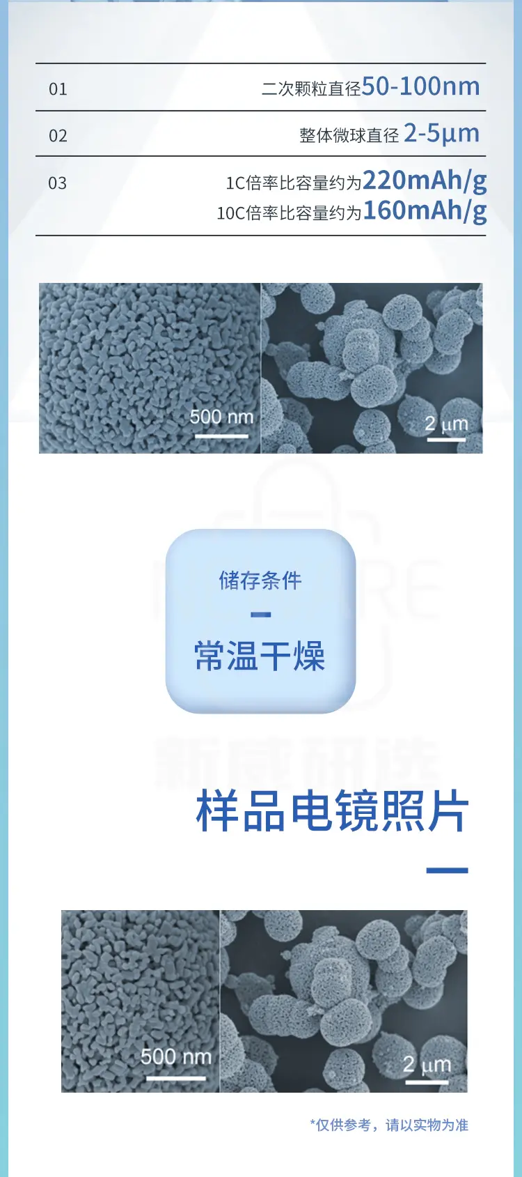 钛铌氧等级多孔微球商品详情图3