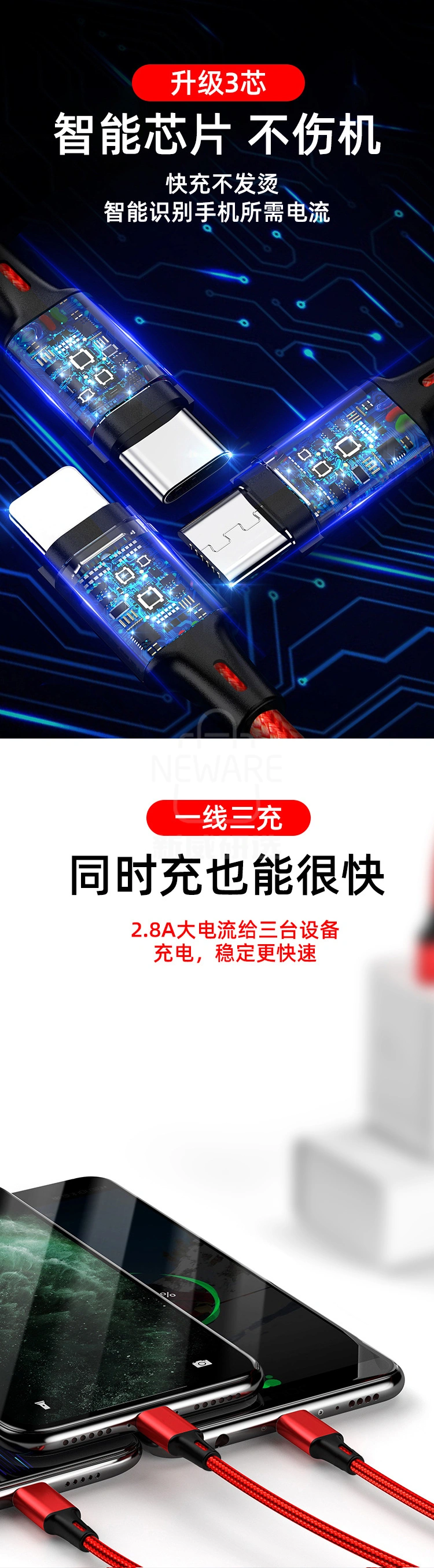 三合一快充数据线商品详情图3