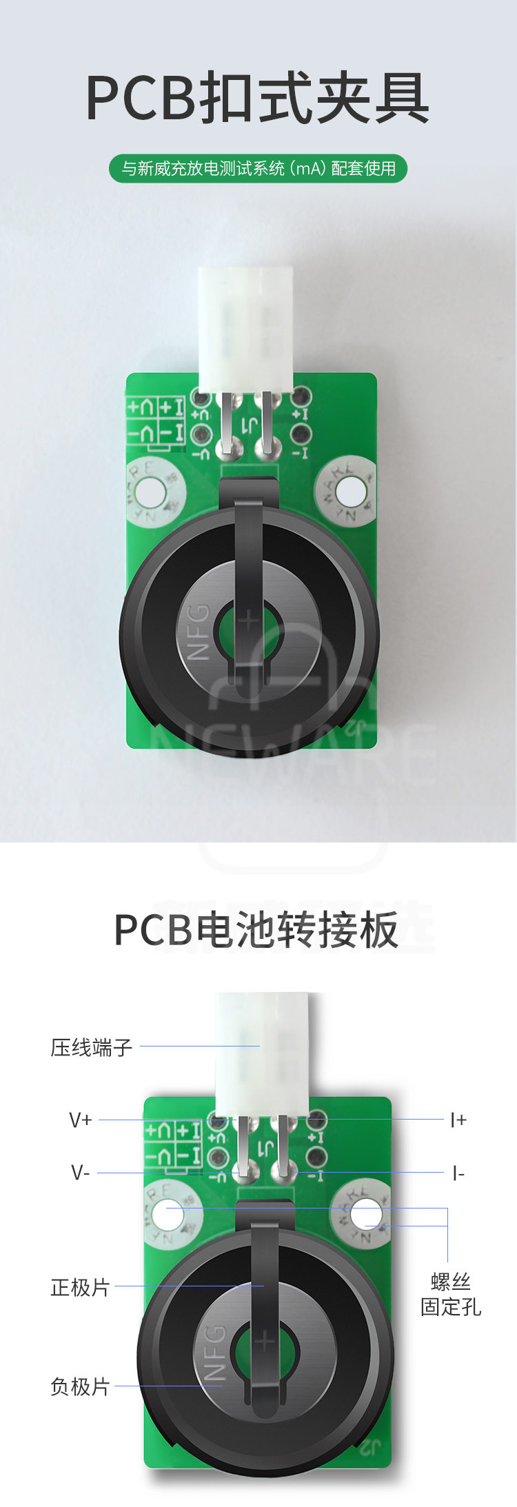 PCB扣式夹具的组成介绍