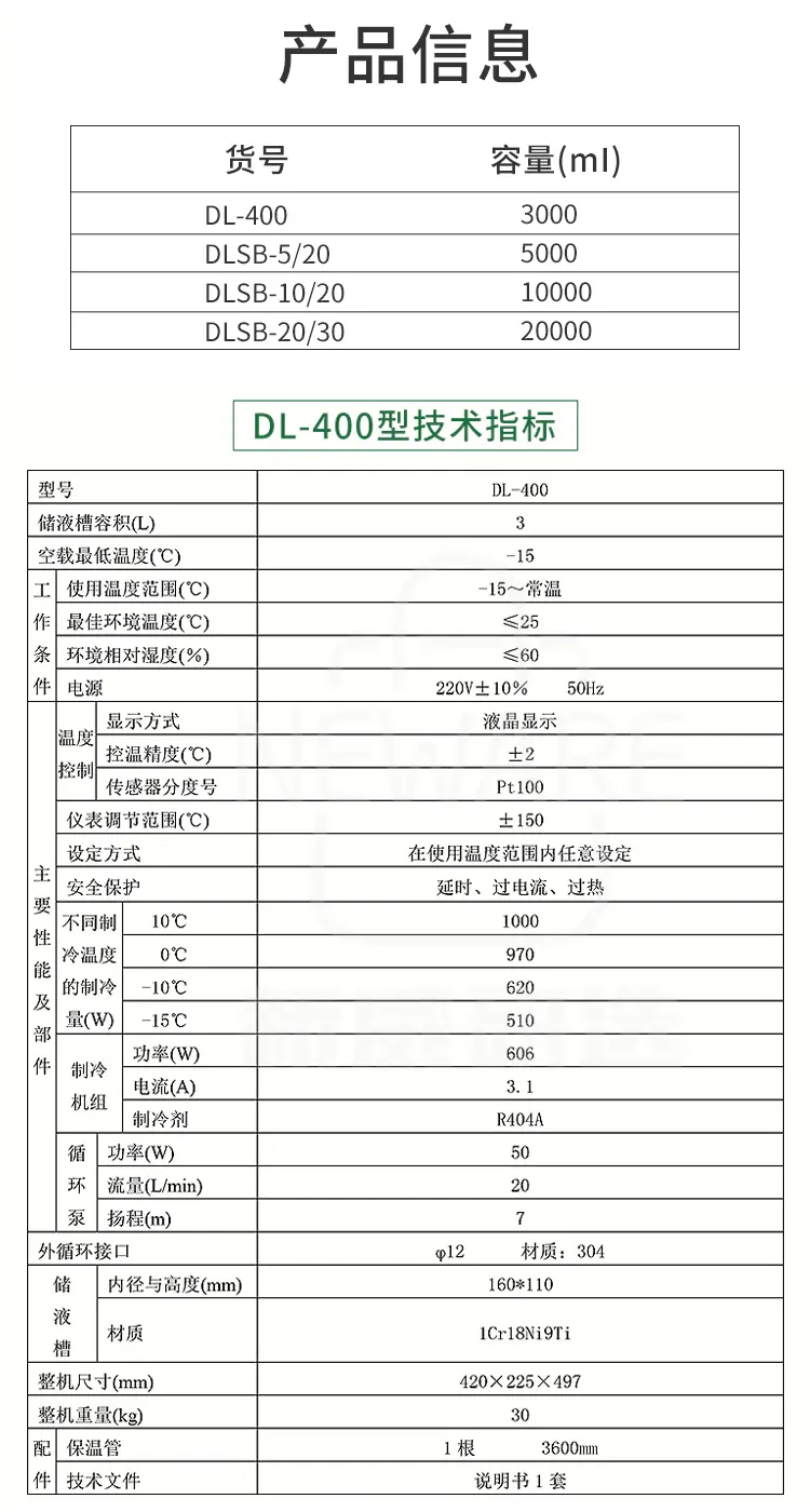 低温冷却液循环泵商品详情图8