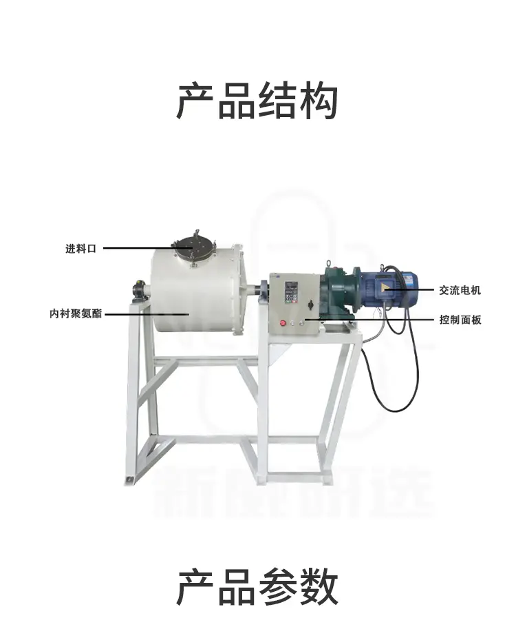 轻型卧式球磨机商品详情图7