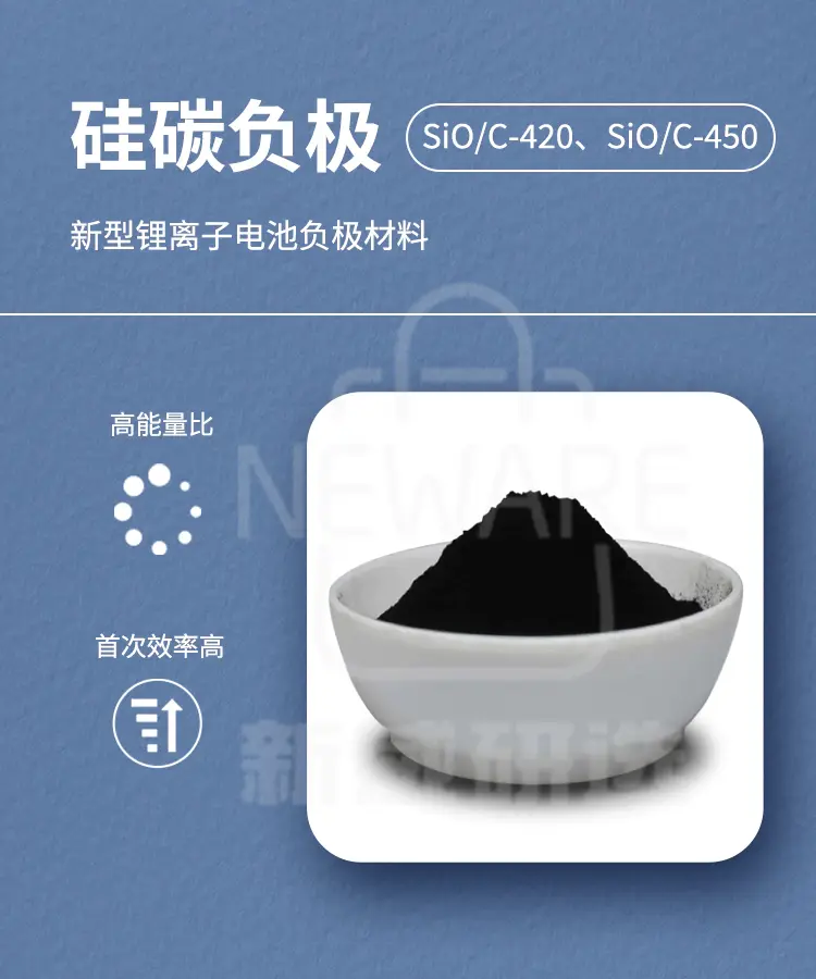 硅碳负极 氧化亚硅 SiO/C商品介绍1