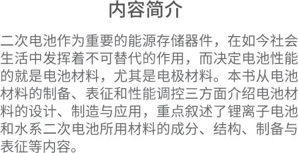 《电池材料——合成、表征与应用》签名版书籍商品详情图3