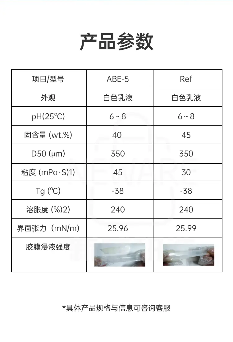 隔膜粘合剂ABE-5商品介绍3