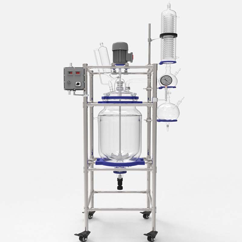 YSF标准型变频调速双层玻璃反应釜