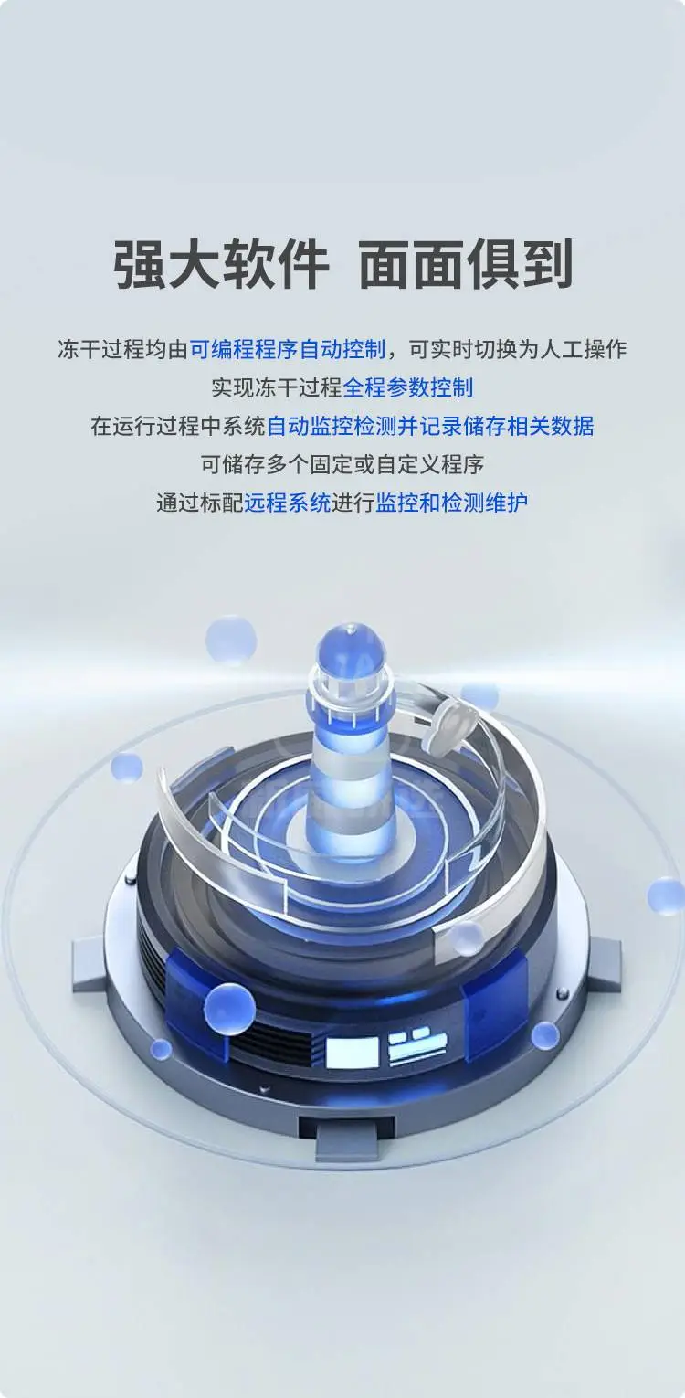 冷冻干燥机支持编程和自动控制