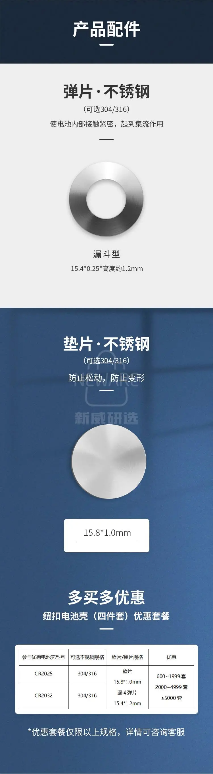 不锈钢弹片，不锈钢垫片