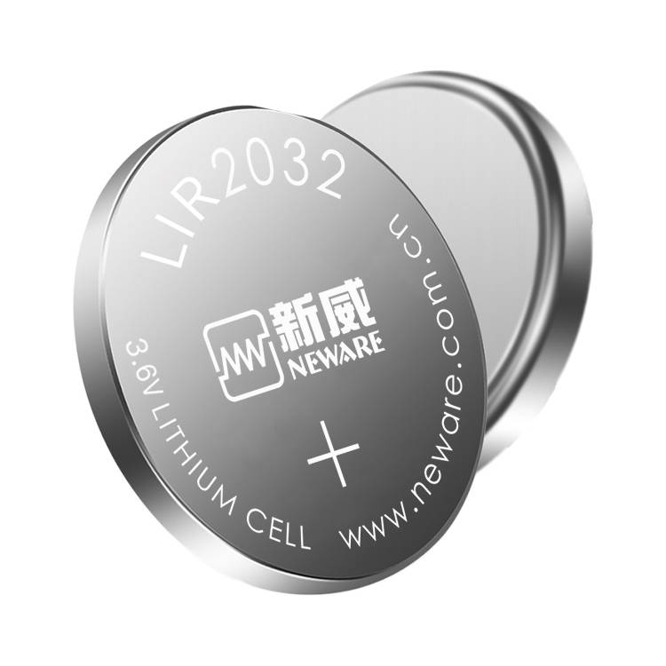 Rechargeable Button Battery Cases Positive and Negative LIR2032, LIR2025