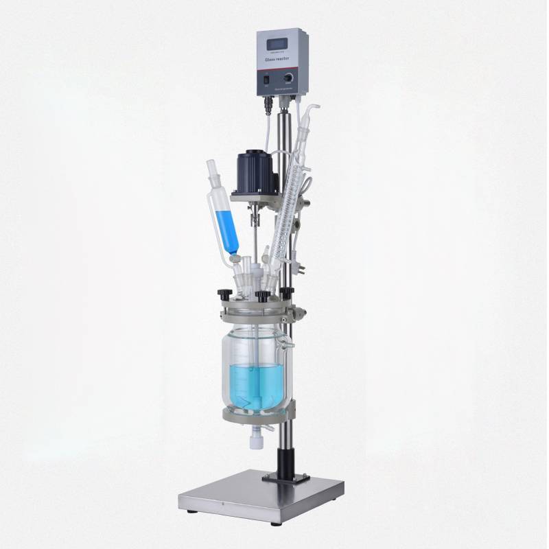 Single and double-layer glass reactor