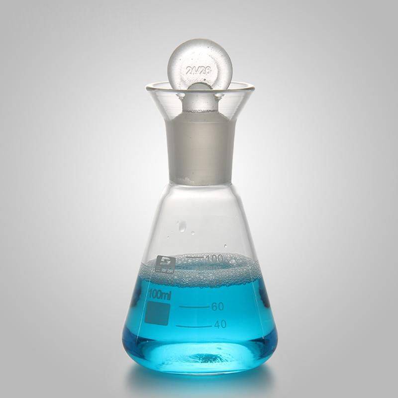 Iodine measuring flask