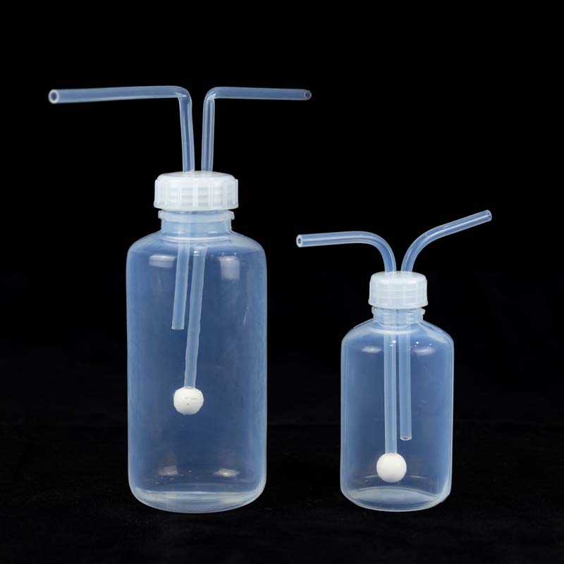 PFA gas washing flask